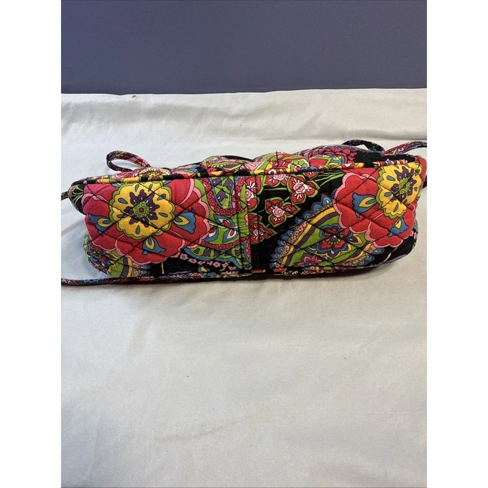 Vera Bradley Symphony in Hue Quilted Shoulder Bag Paisley Multi-Color Retired